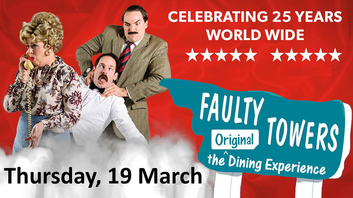 Faulty Towers Dining Experience 2026 artwork