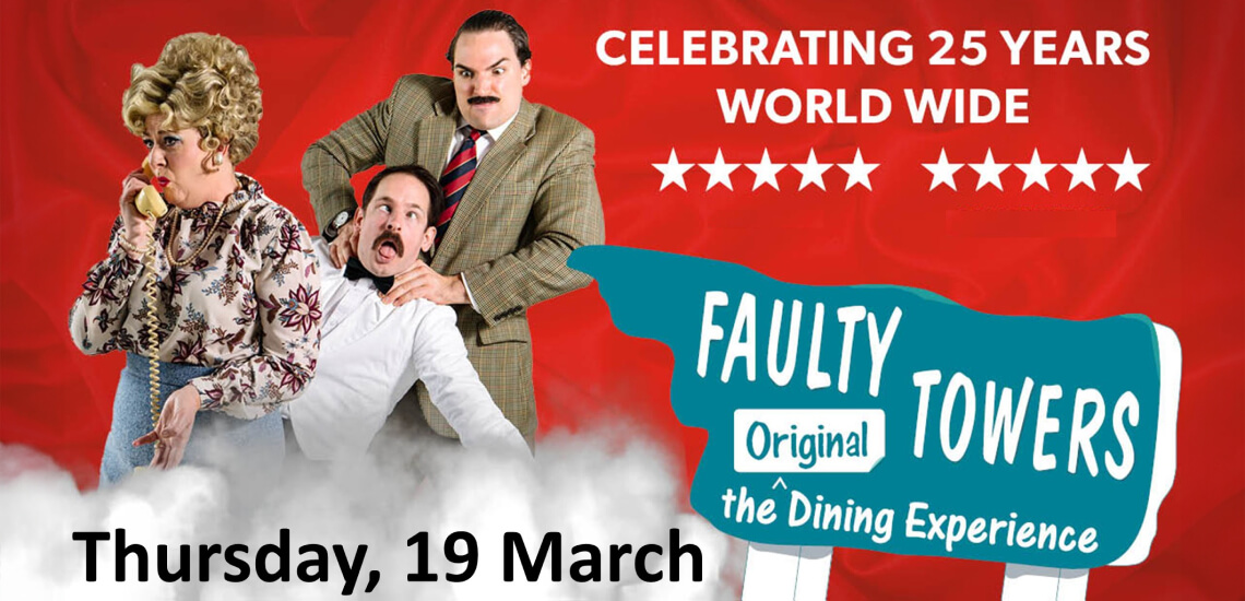 Faulty Towers Dining Experience 2026 artwork